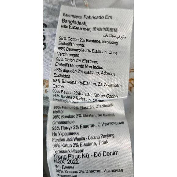 Cotton On Women's Light Wash Wide Leg Straight Denim Jeans Size 4 - Picture 4 of 9